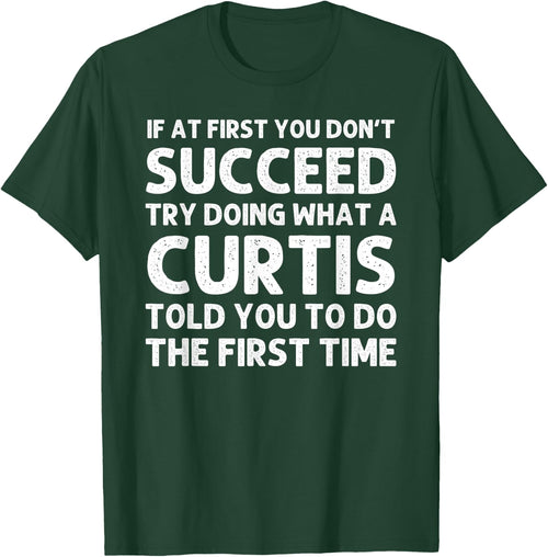 CURTIS Funny Surname Family Tree Birthday Reunion Idea