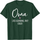 Oma Like A Grandma Only Cooler Heart Mother's Day Oma T-Shirt - T-Shirt | Forest