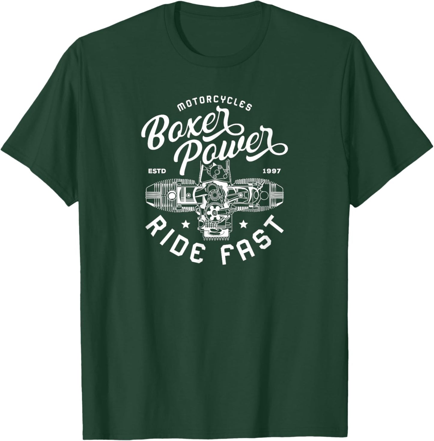 Boxer Motor Series R | Motorcycle | Boxer Motor T-Shirt - T-Shirt | Forest