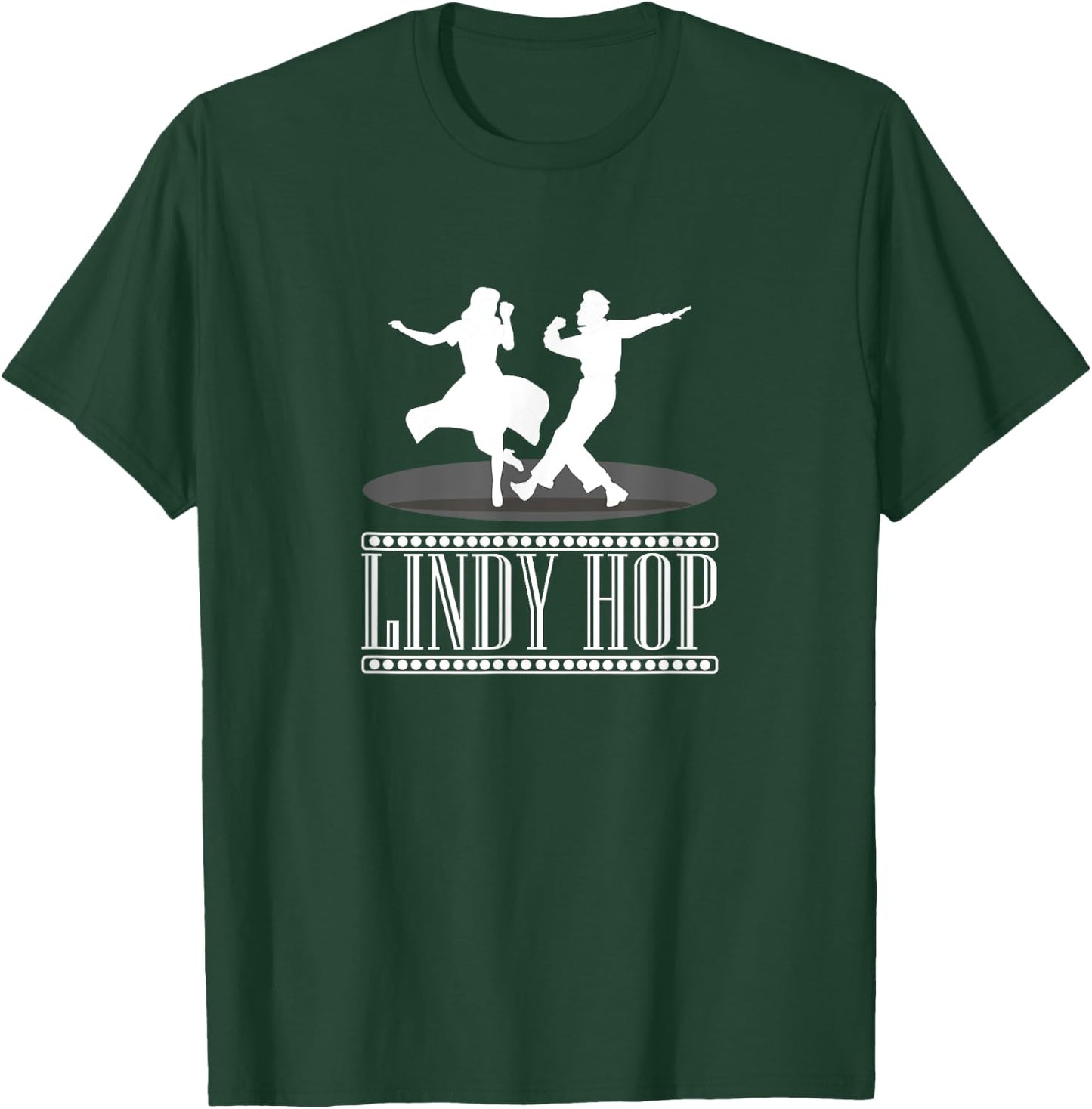 Swing Lindy Hop 40s Couple Pair Dance T-Shirt - T-Shirt | Forest