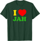 I LOVE JAH Reggae Rasta Clothing & Women Selassie T-Shirt - T-Shirt | Forest