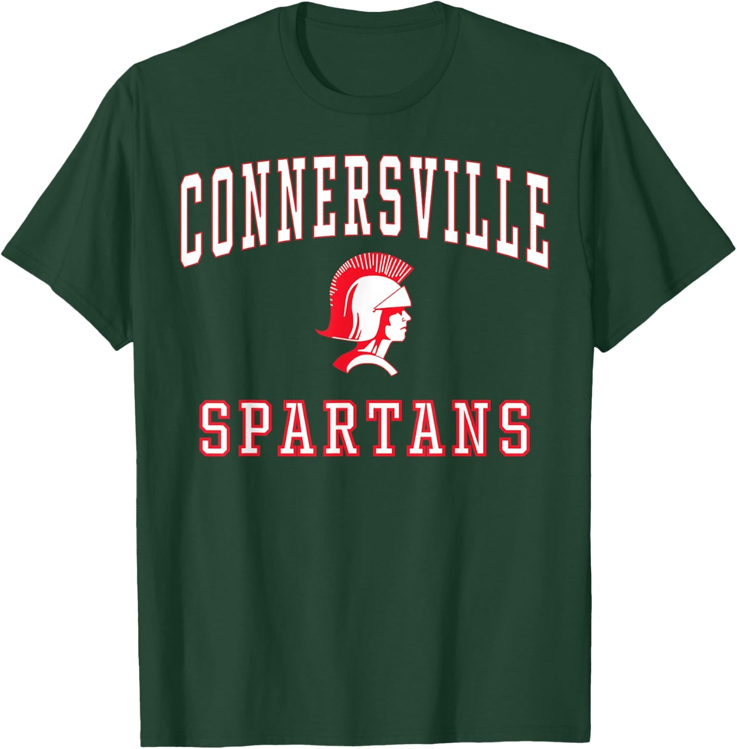 Connersville High School Spartans C1 T-Shirt - T-Shirt | Forest