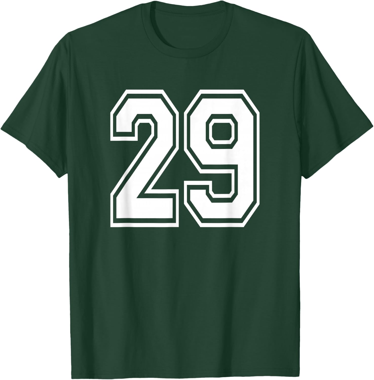 Number 29 Birthday Gift Sports Player Team Numbered Jersey T-Shirt - T-Shirt | Forest