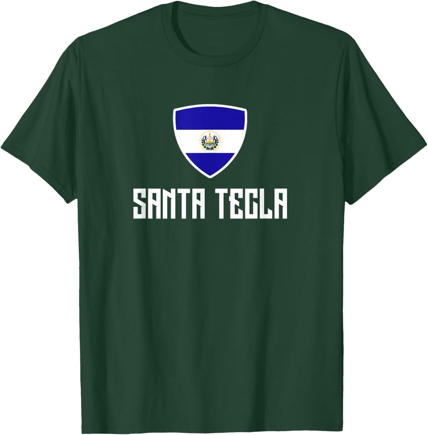 Santa Tecla El Salvador Flag Roots Heritage El Salvador T-Shirt - T-Shirt | Forest