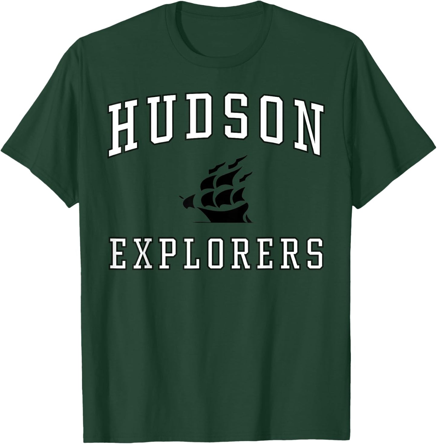 Hudson High School Explorers C1 T-Shirt - T-Shirt | Forest