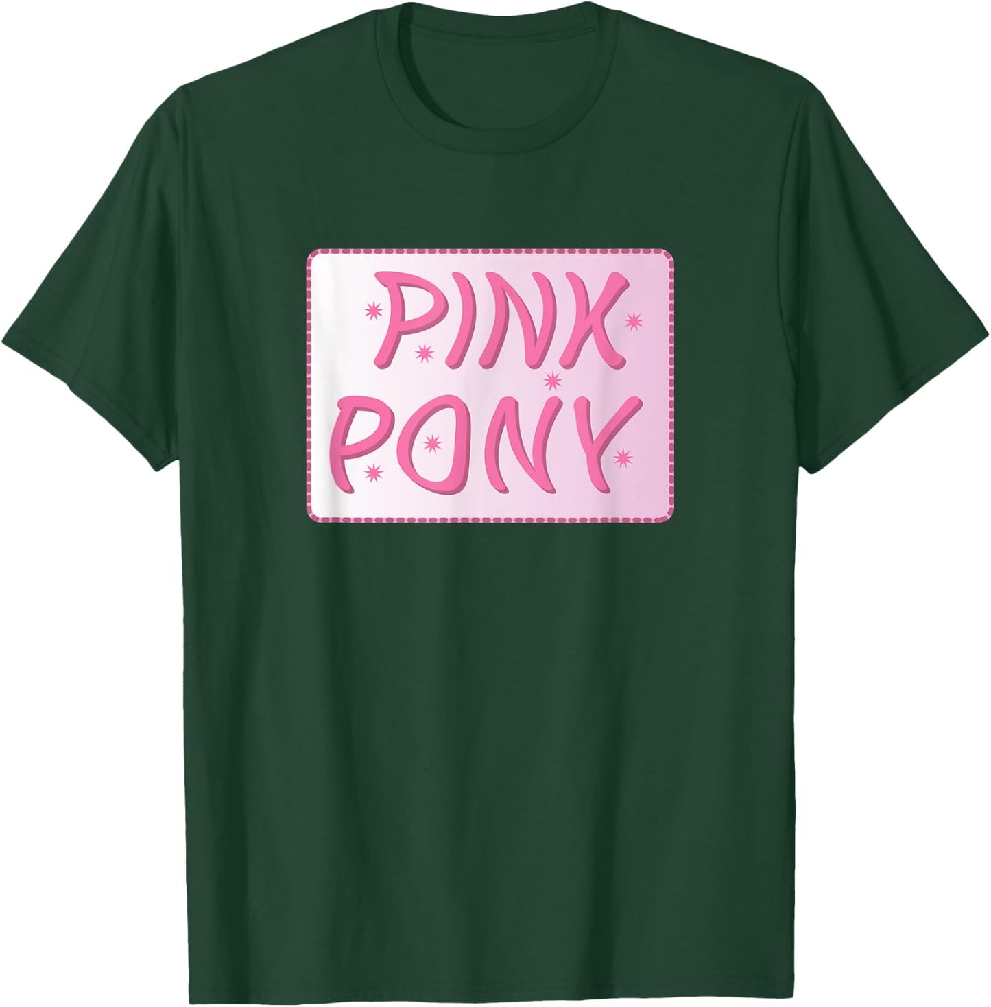 Pink Pony | Song Design | Club Sign T-Shirt - T-Shirt | Forest