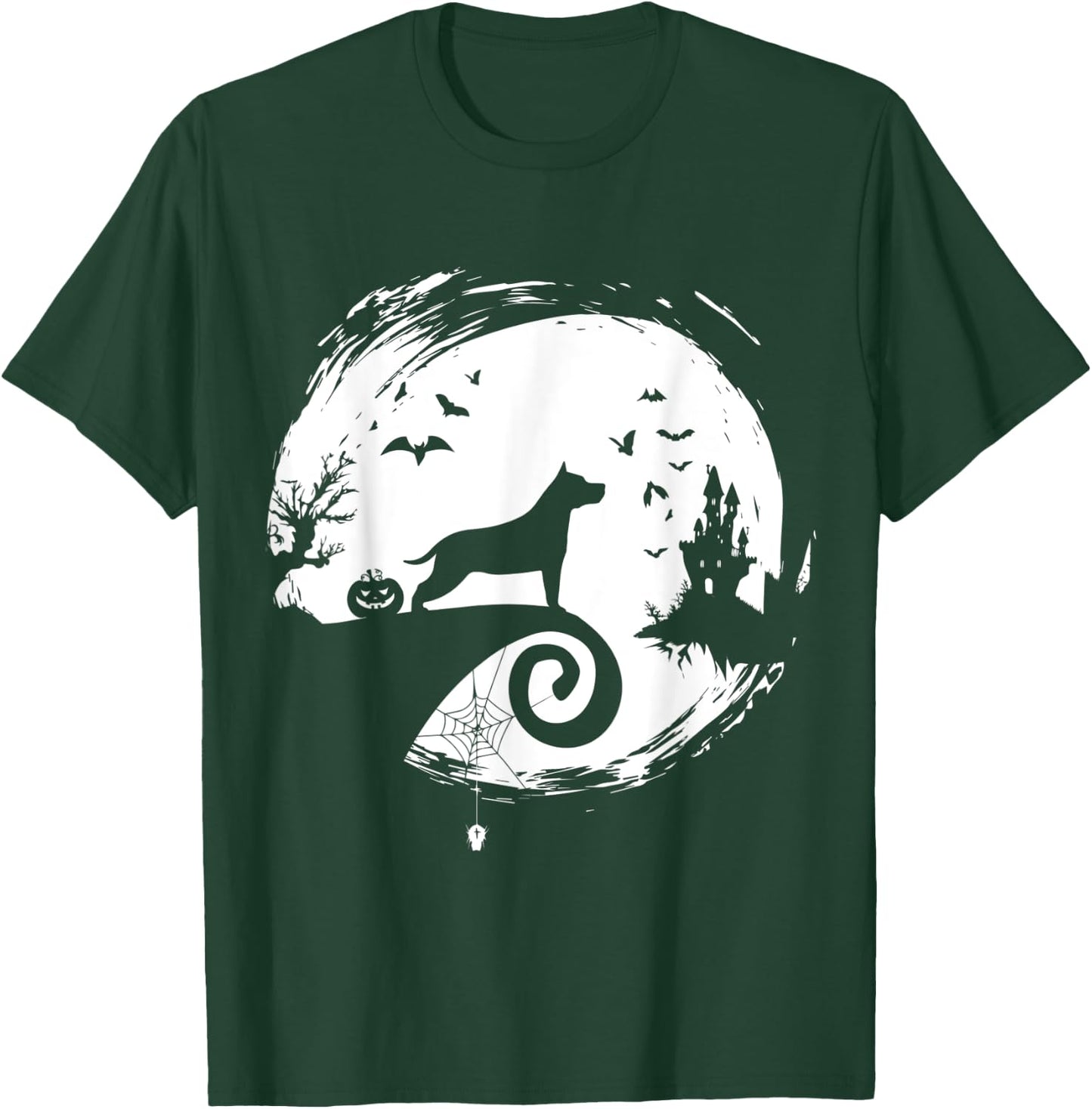 AMERICAN STAFFORDSHIRE TERRIER Halloween Costume T-Shirt - T-Shirt | Forest
