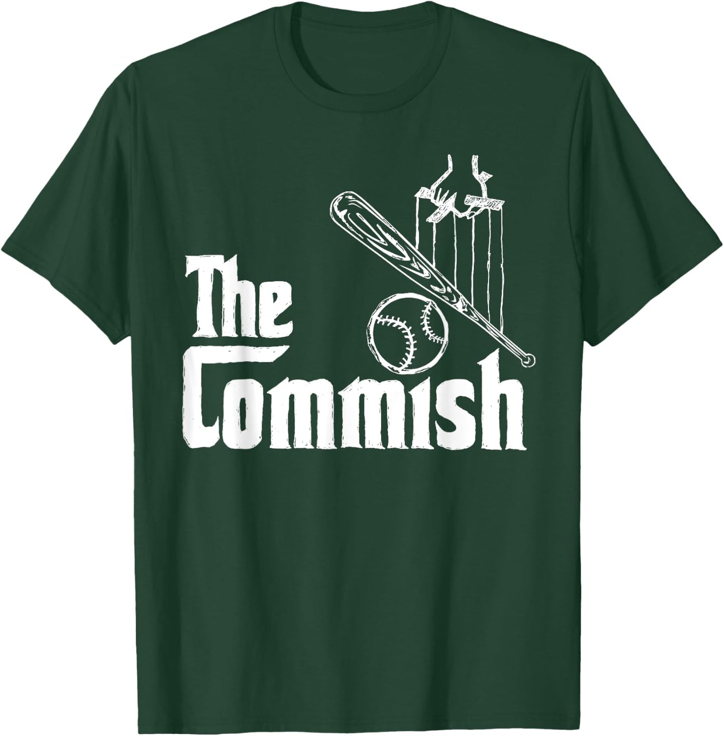 Fantasy Baseball The Commish T-Shirt - T-Shirt | Forest