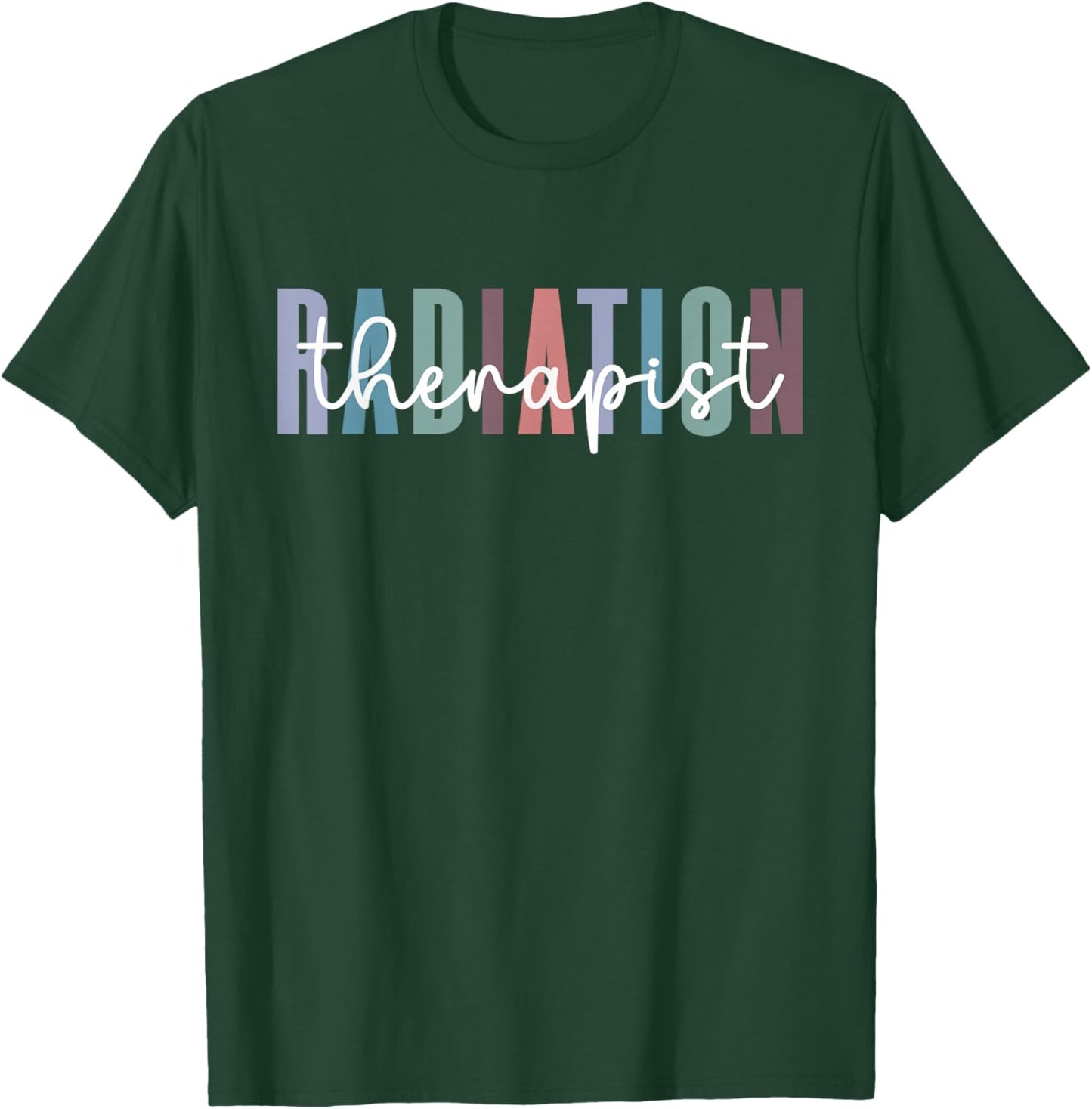 Radiation Therapy Week For Radiation Therapist Black -Adults Modern T-Shirt - T-Shirt | Forest