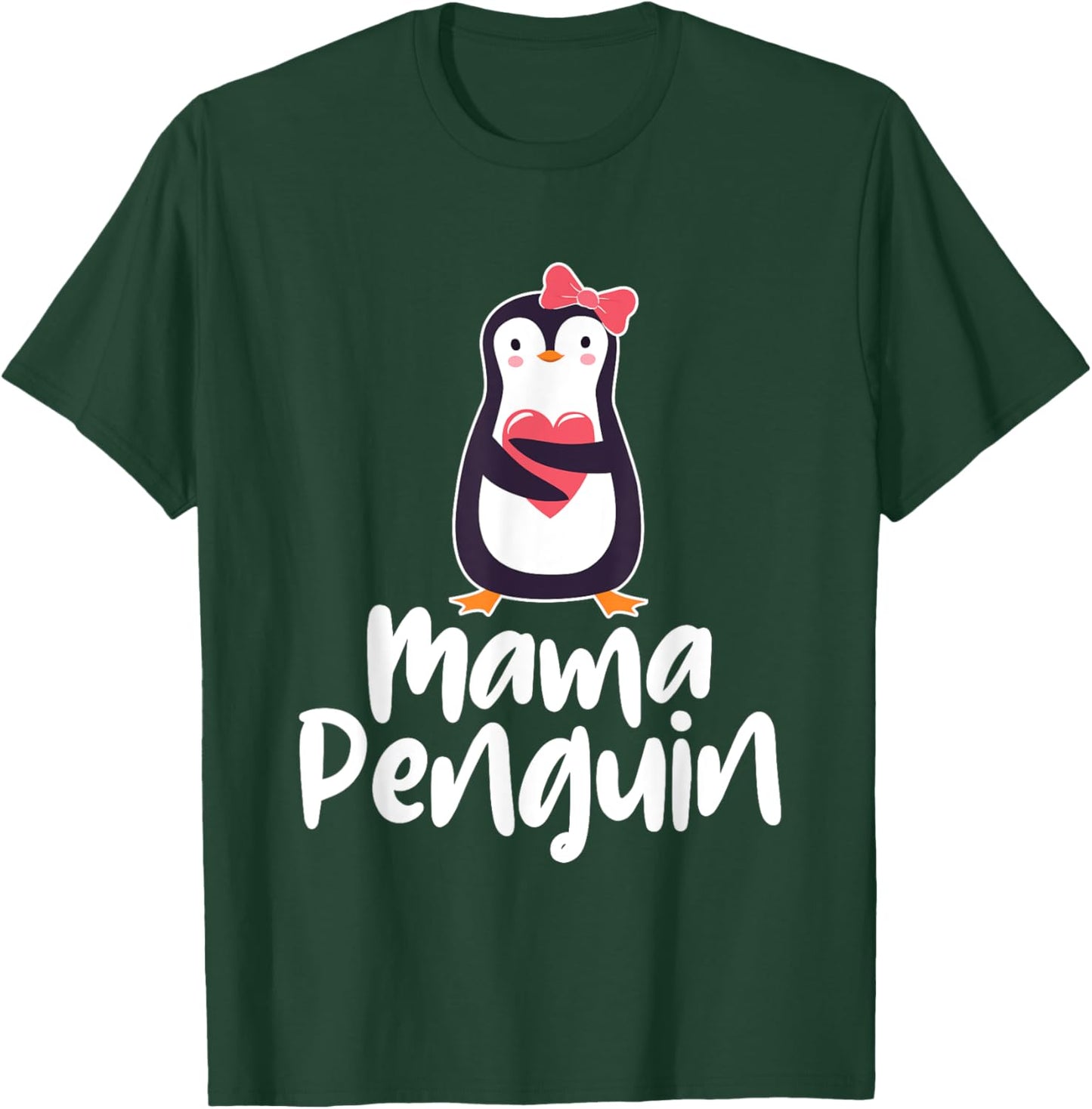 Mama Penguin - Penguin Lover Bird Watcher Aquatic Bird T-Shirt - T-Shirt | Forest