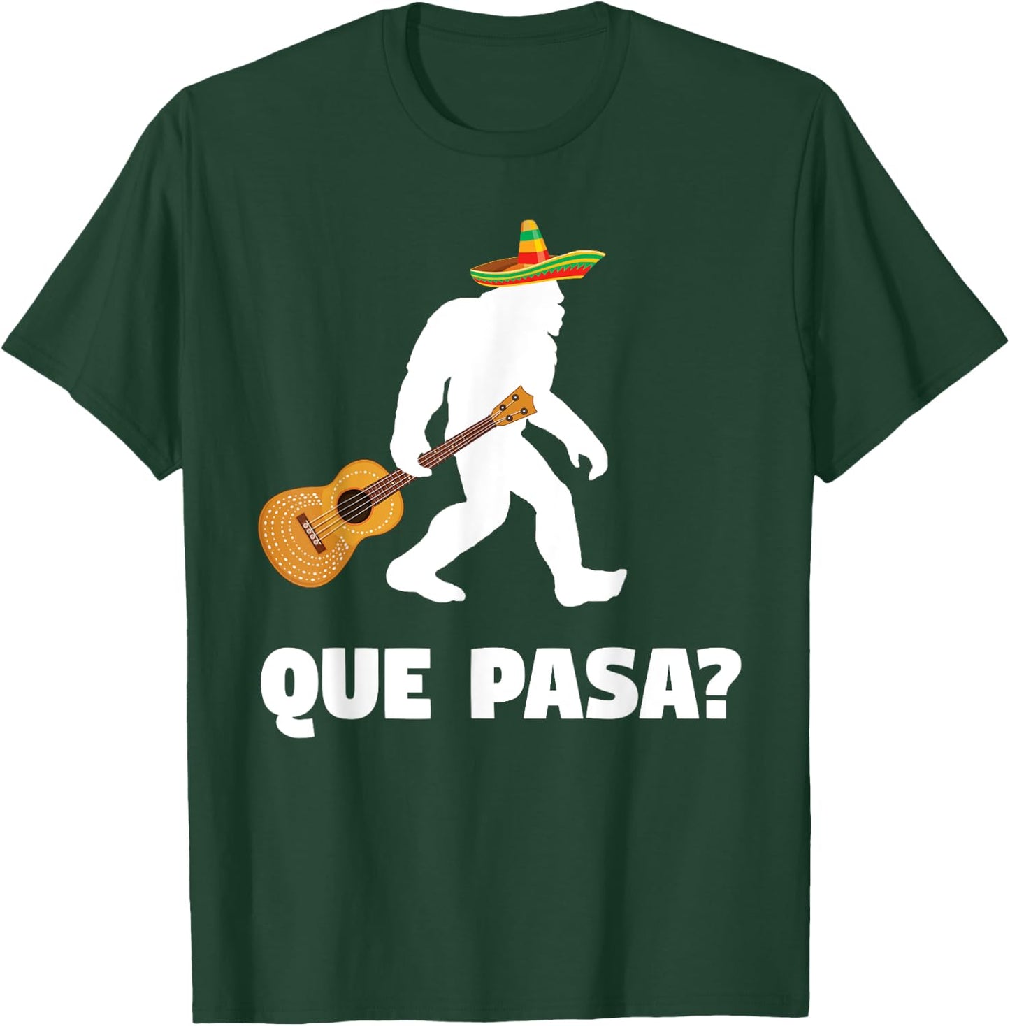 Bigfoot El Squatcho T Shirt Sasquatch Mexican Cinco de Mayo T-Shirt - T-Shirt | Forest