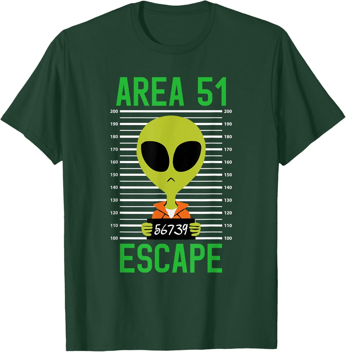 Storm Area 51 Funny Alien Escape Men Women UFO T-Shirt - T-Shirt | Forest