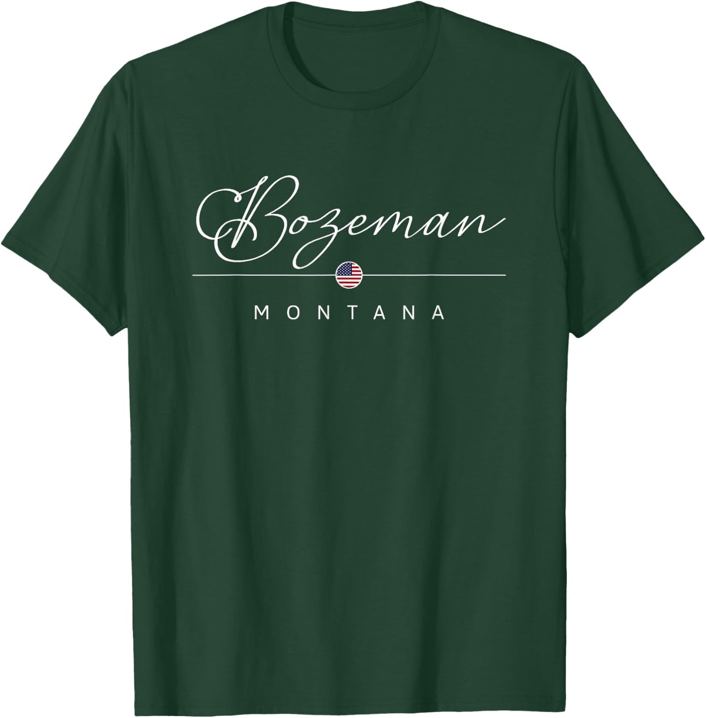 Bozeman Montana MT on Bozeman T-Shirt - T-Shirt | Forest