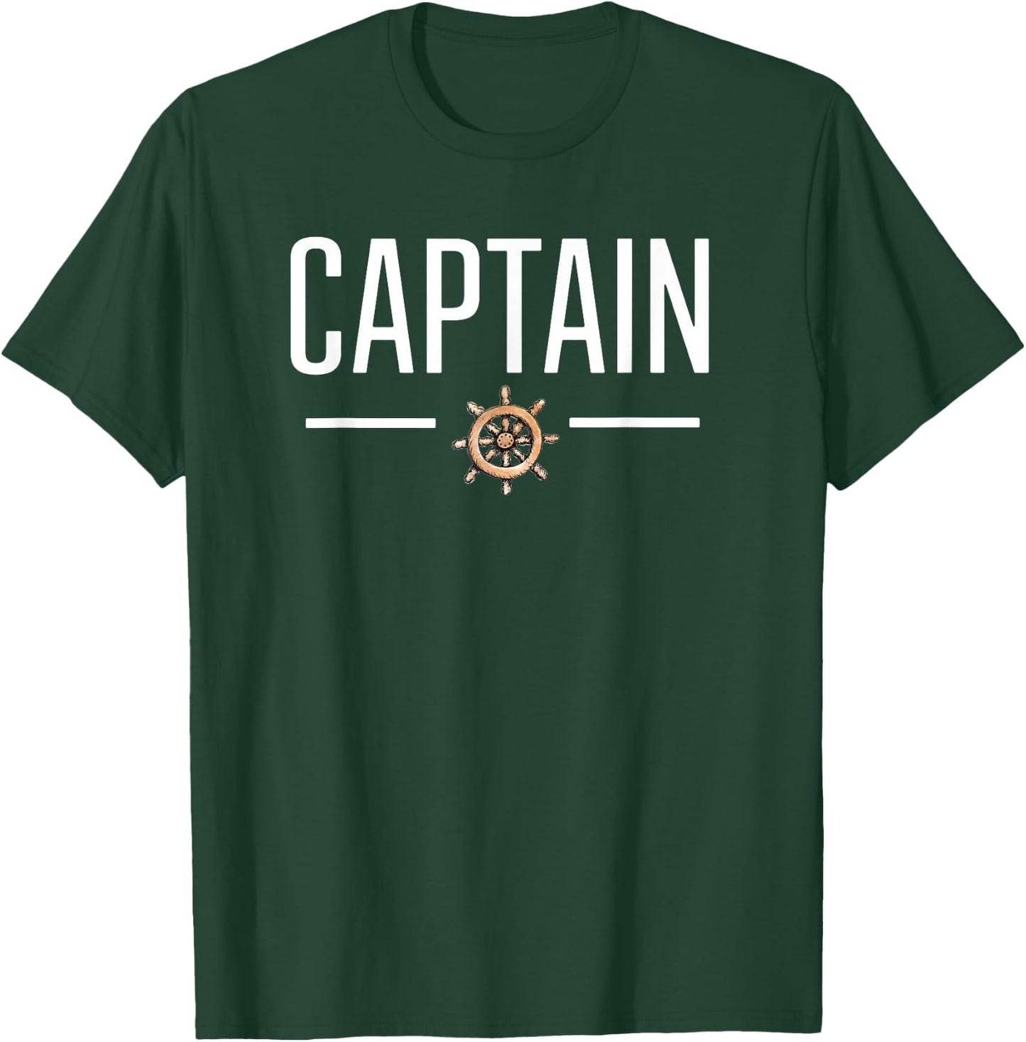 Captain for Boat Lovers or First Mate T-Shirt - T-Shirt | Forest