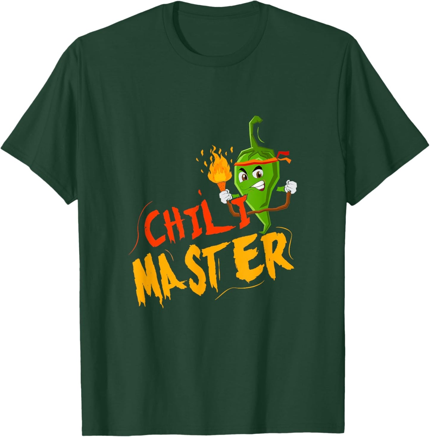 Chili Master Spicy Flavoring Pepper Foodie Food Lover T-Shirt - T-Shirt | Forest