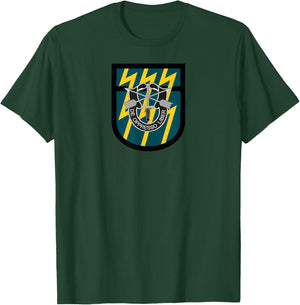 Special Forces Shirt - 12th Group (SFG )- Center T-Shirt - T-Shirt | Forest