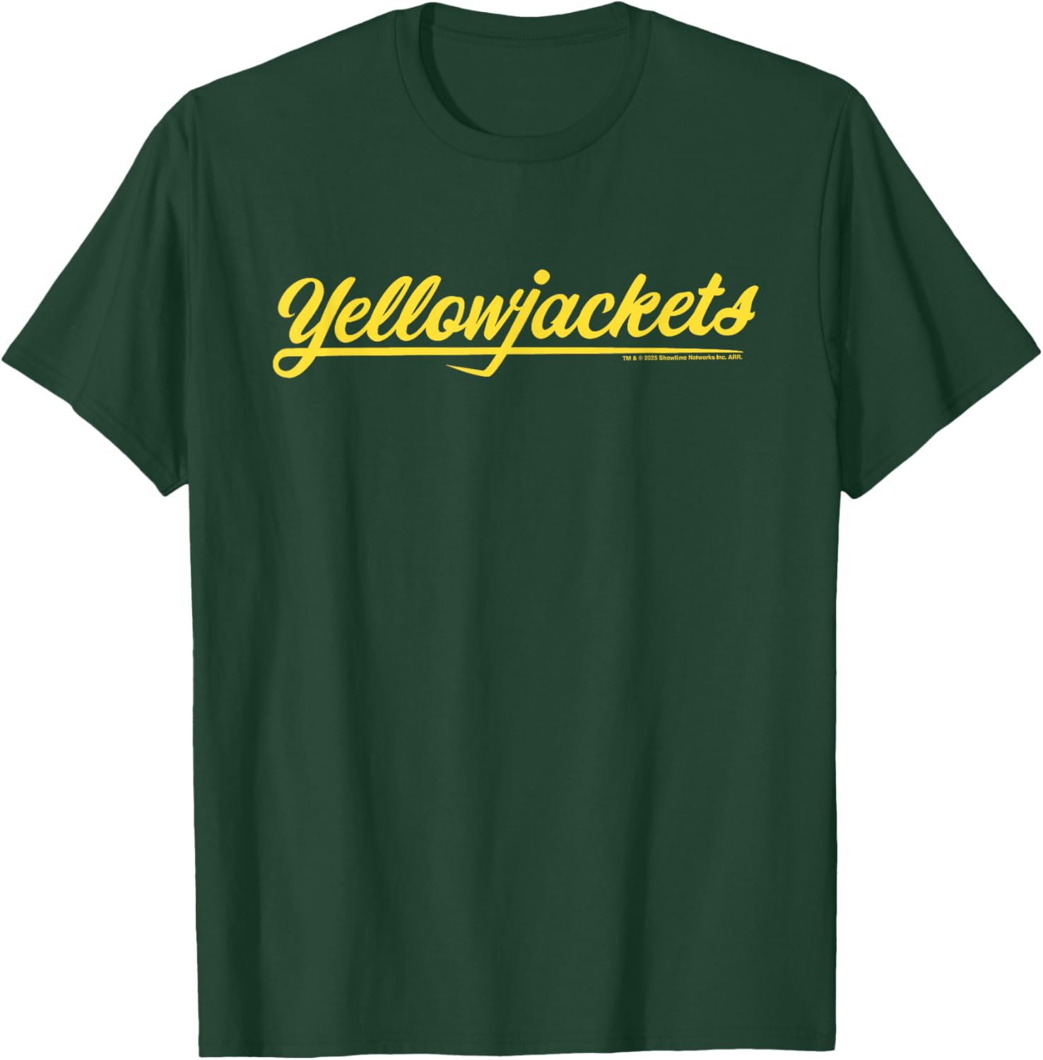 Yellow Yellowjackets Text Logo T-Shirt - T-Shirt | Forest