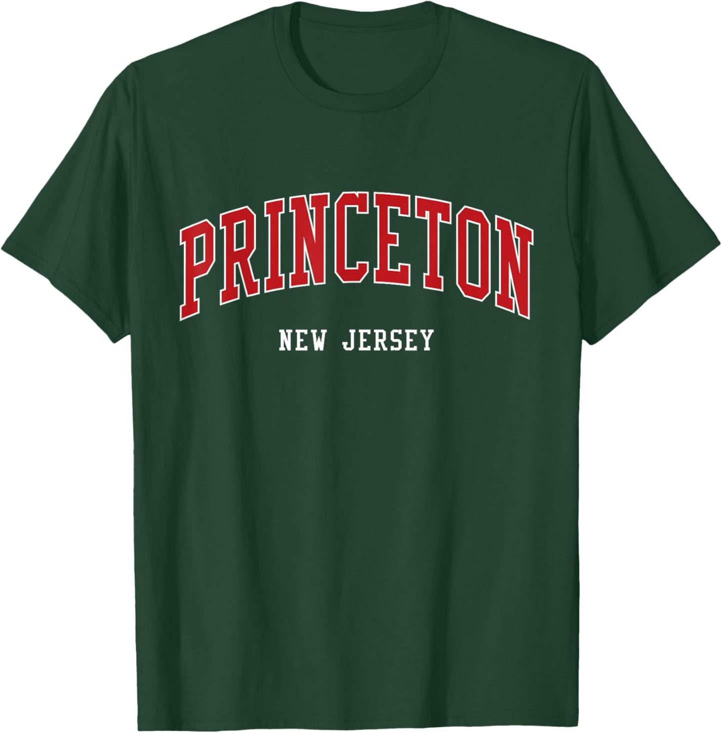 Princeton College Style New Jersey College T-Shirt - T-Shirt | Forest