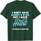Adoption Announcement Day Family Gifts Dad Heart T-Shirt - T-Shirt | Forest