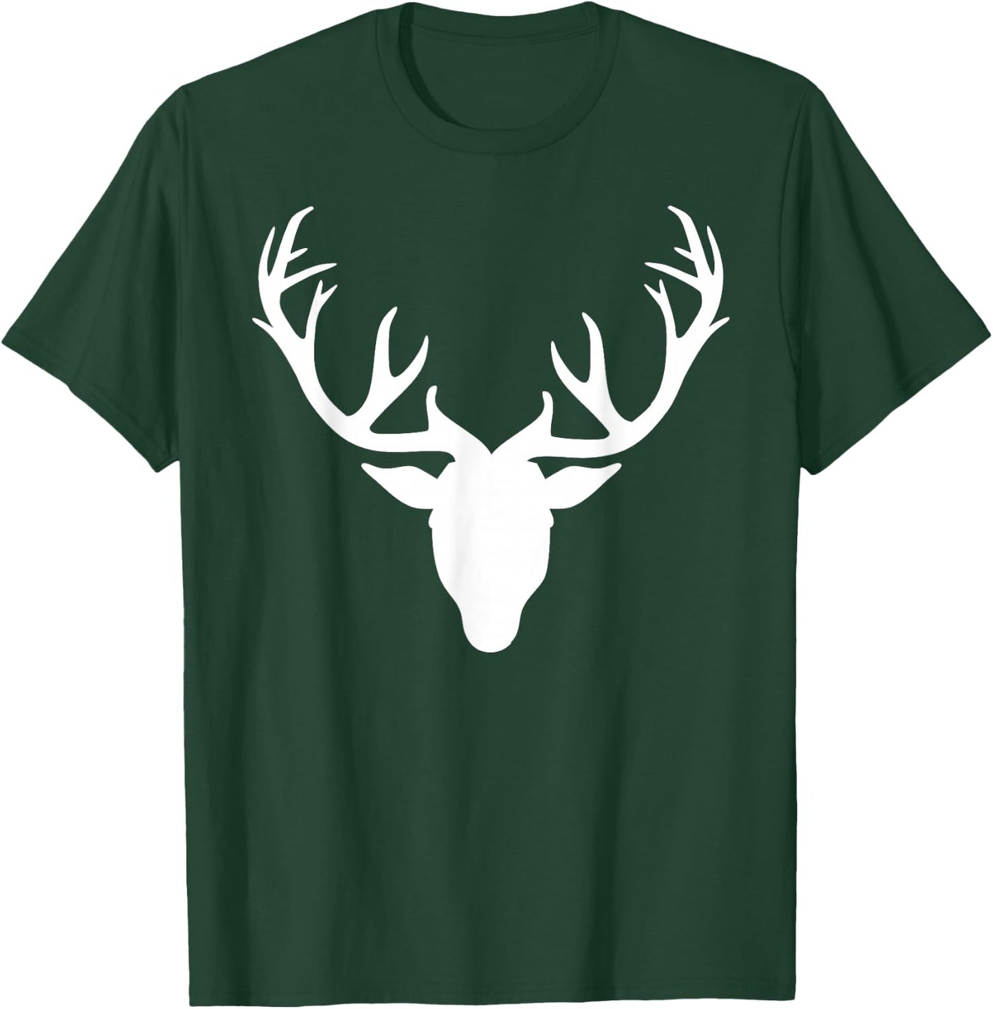 Deer Head Antlers T-Shirt - T-Shirt | Forest