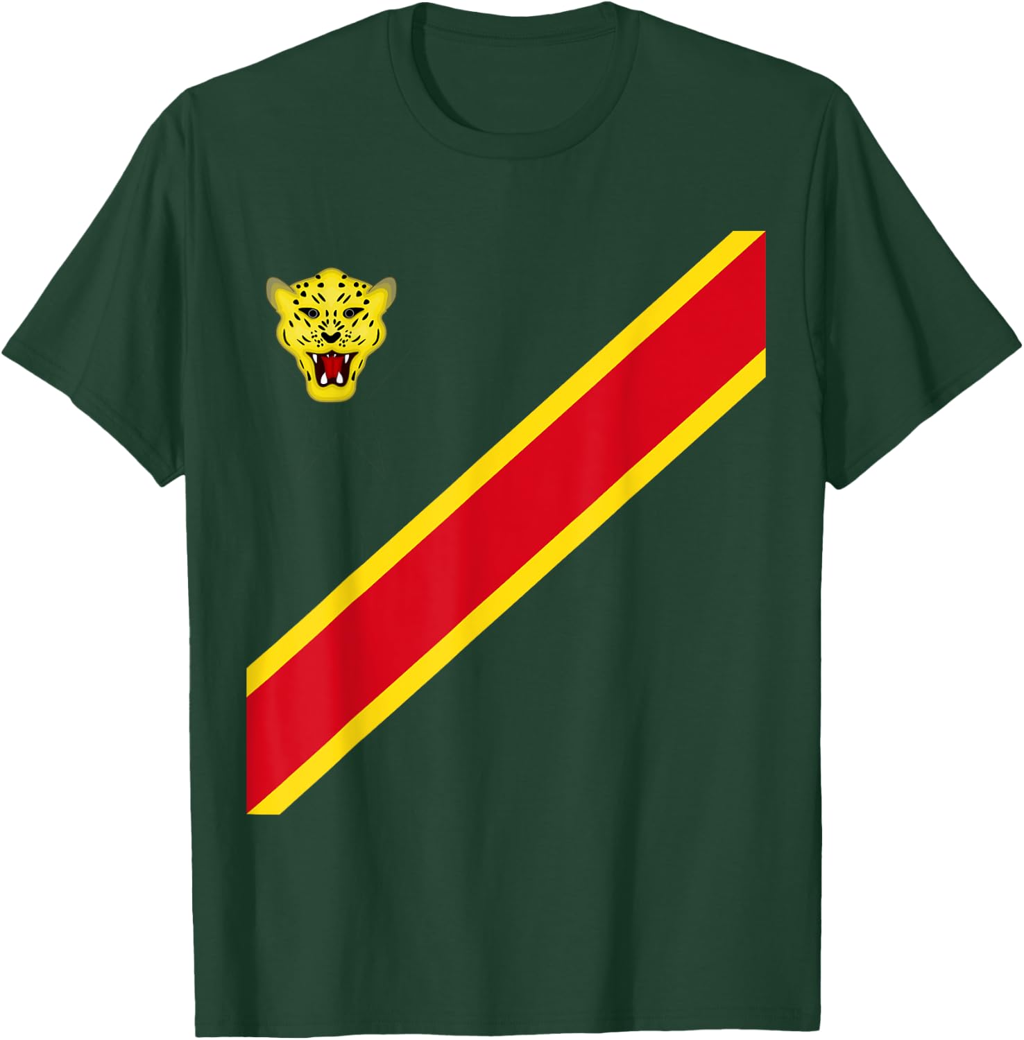 Congo Football Souvenir Flag Of DRC Leopards Proud Congolese T-Shirt - T-Shirt | Forest