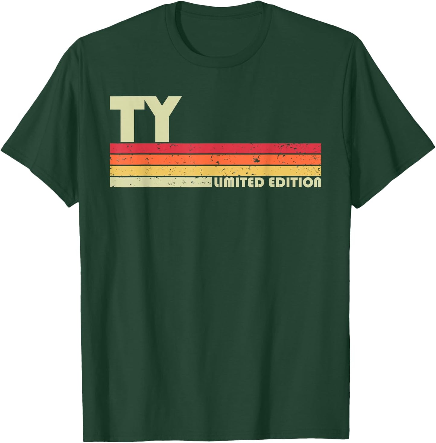TY Gift Name Personalized Funny Retro Vintage Birthday T-Shirt - T-Shirt | Forest