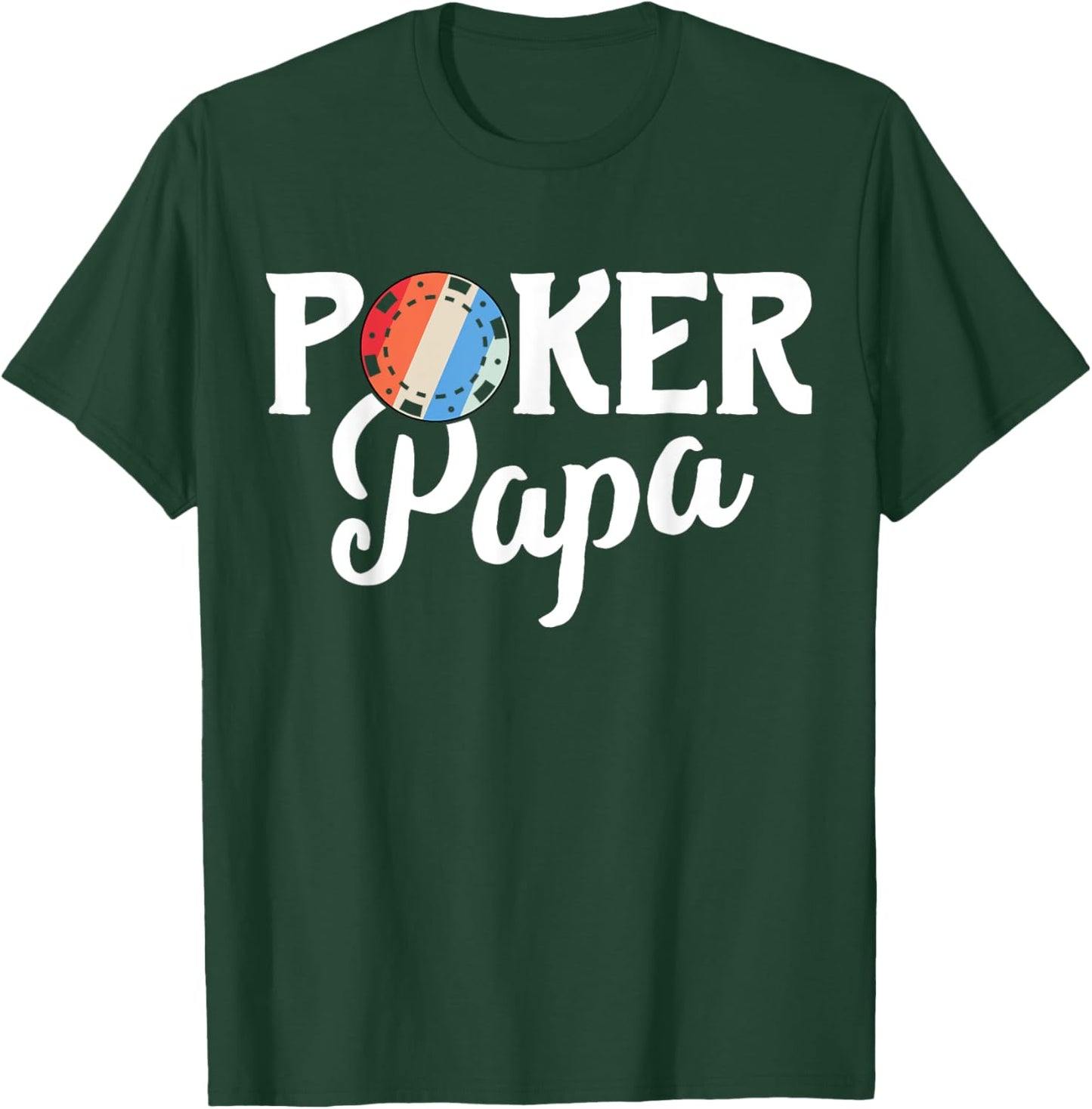 Poker Shirts Casino Gifts Card Player Poker Papa T-Shirt - T-Shirt | Forest