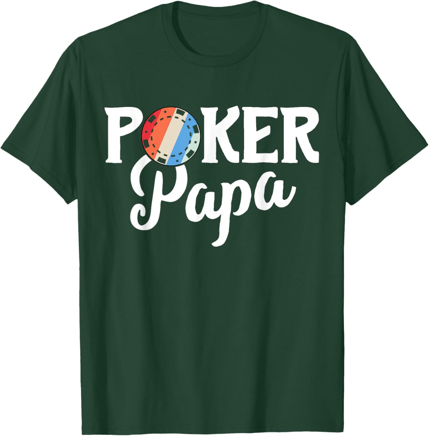 Poker Shirts Casino Gifts Card Player Poker Papa T-Shirt - T-Shirt | Forest
