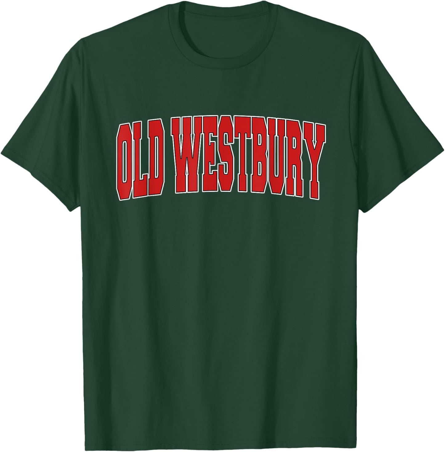 OLD WESTBURY NY NEW YORK Varsity Style USA Vintage Sports T-Shirt - T-Shirt | Forest