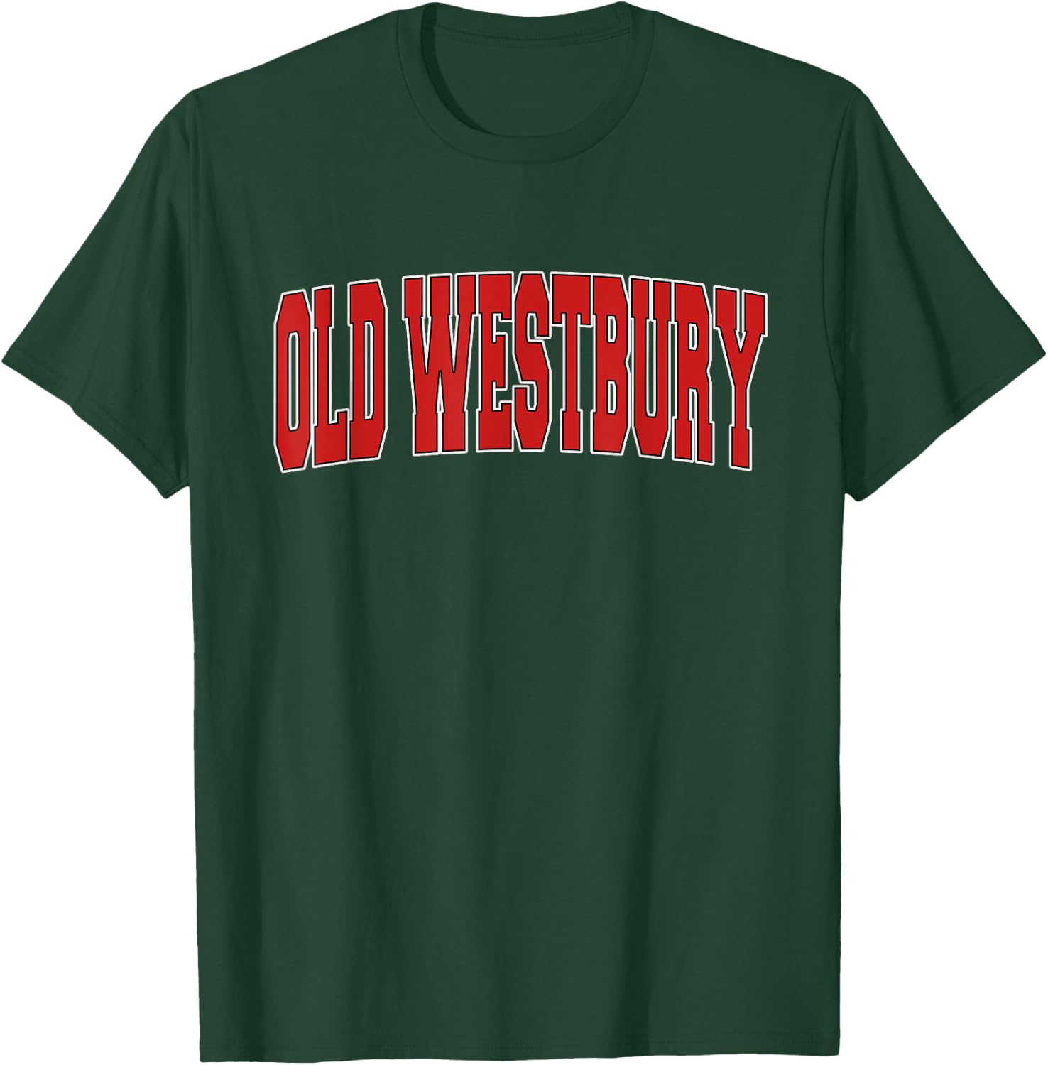 OLD WESTBURY NY NEW YORK Varsity Style USA Vintage Sports T-Shirt - T-Shirt | Forest