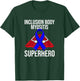 Inclusion Body Myositis Superhero Survivor Warrior Fighter T-Shirt - T-Shirt | Forest