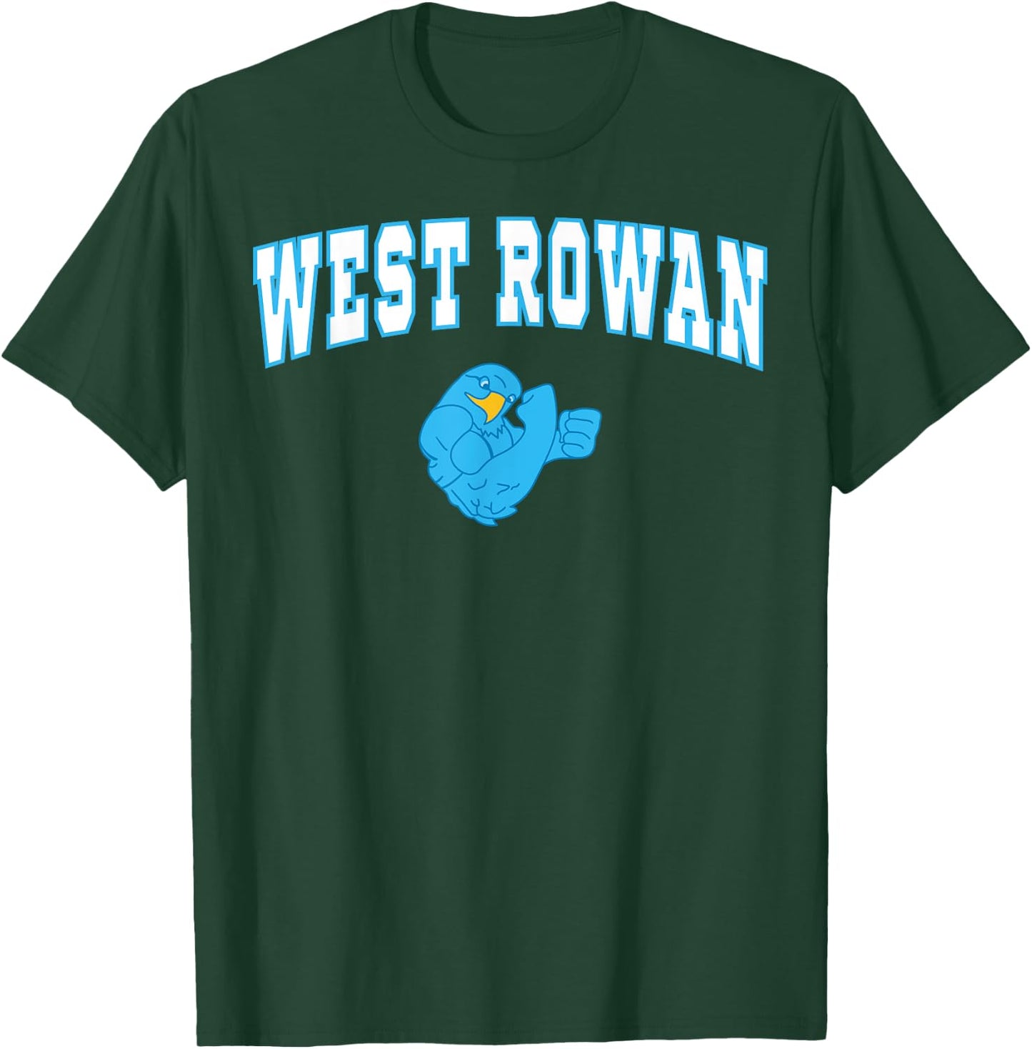 West Rowan High School Warriors C2 T-Shirt - T-Shirt | Forest
