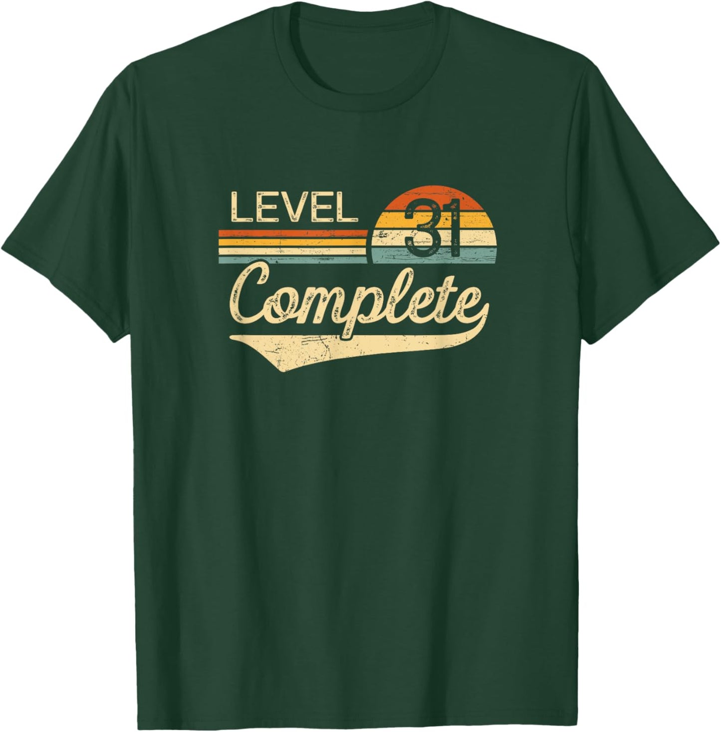 Level 31 Complete Vintage 31st Wedding Anniversary T-Shirt - T-Shirt | Forest