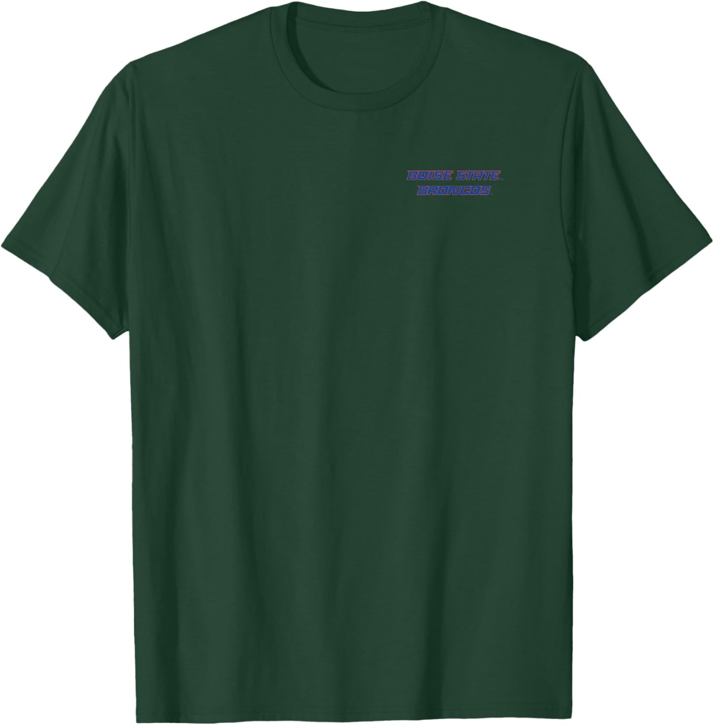 Boise State Broncos Icon Front/Back Officially Licensed T-Shirt - T-Shirt | Forest