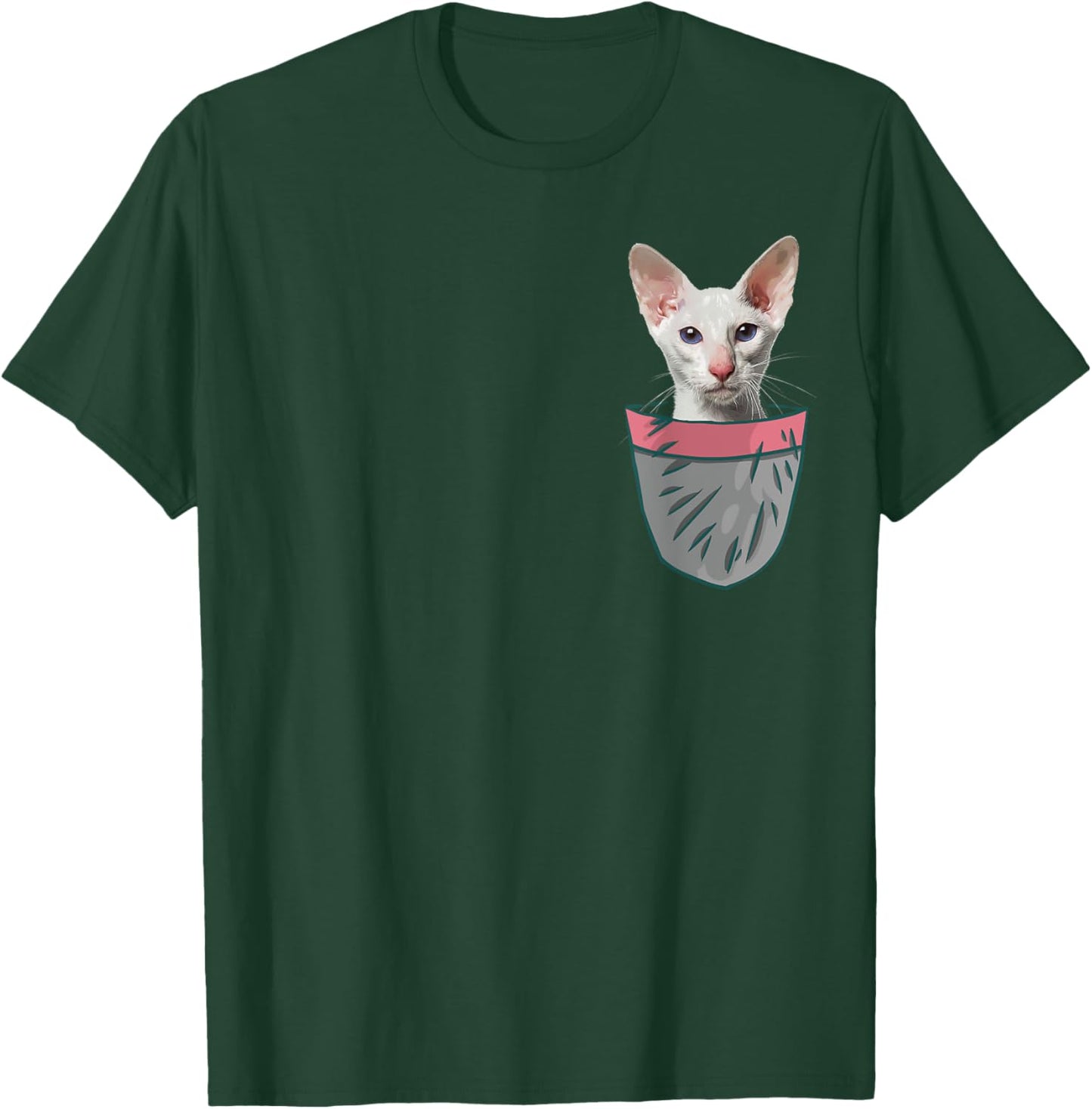 Oriental Shorthair My Your Pocket Kitty T-Shirt - T-Shirt | Forest