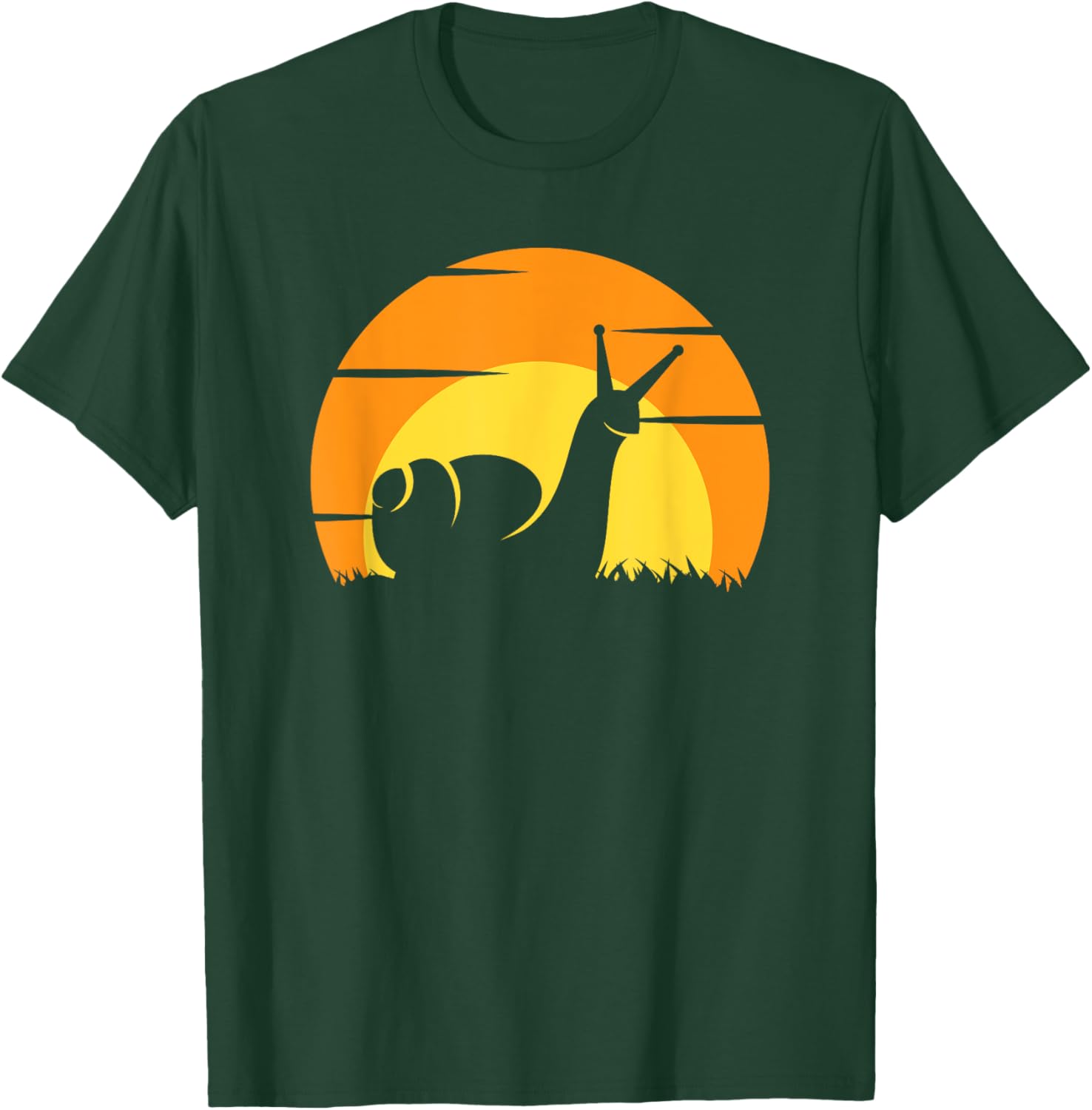 Retro Schnecke T-Shirt - T-Shirt | Forest