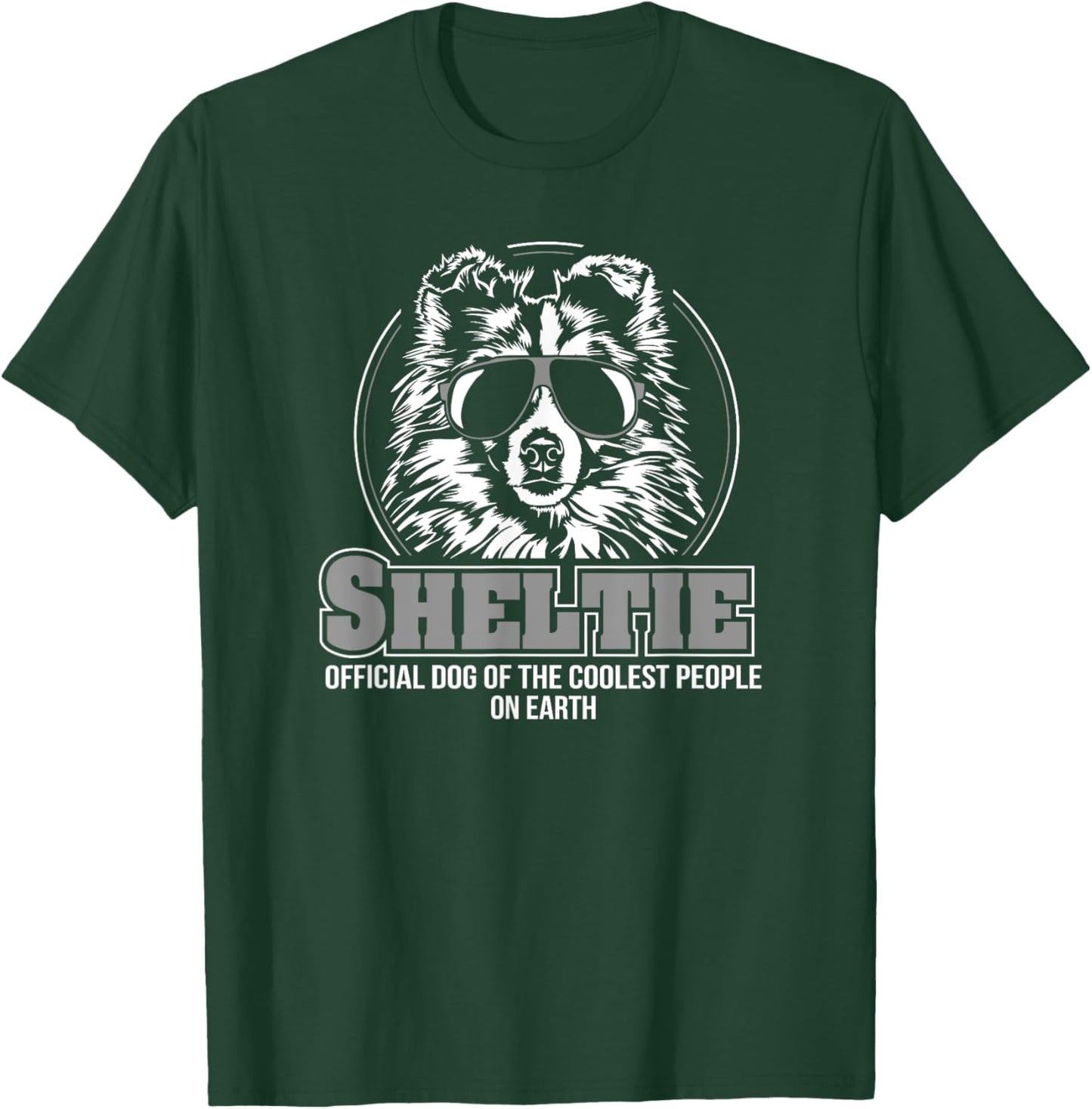 Lustiges, cooles Sheltie-Hunde-Geschenk Hund Rasse T-Shirt - T-Shirt | Forest