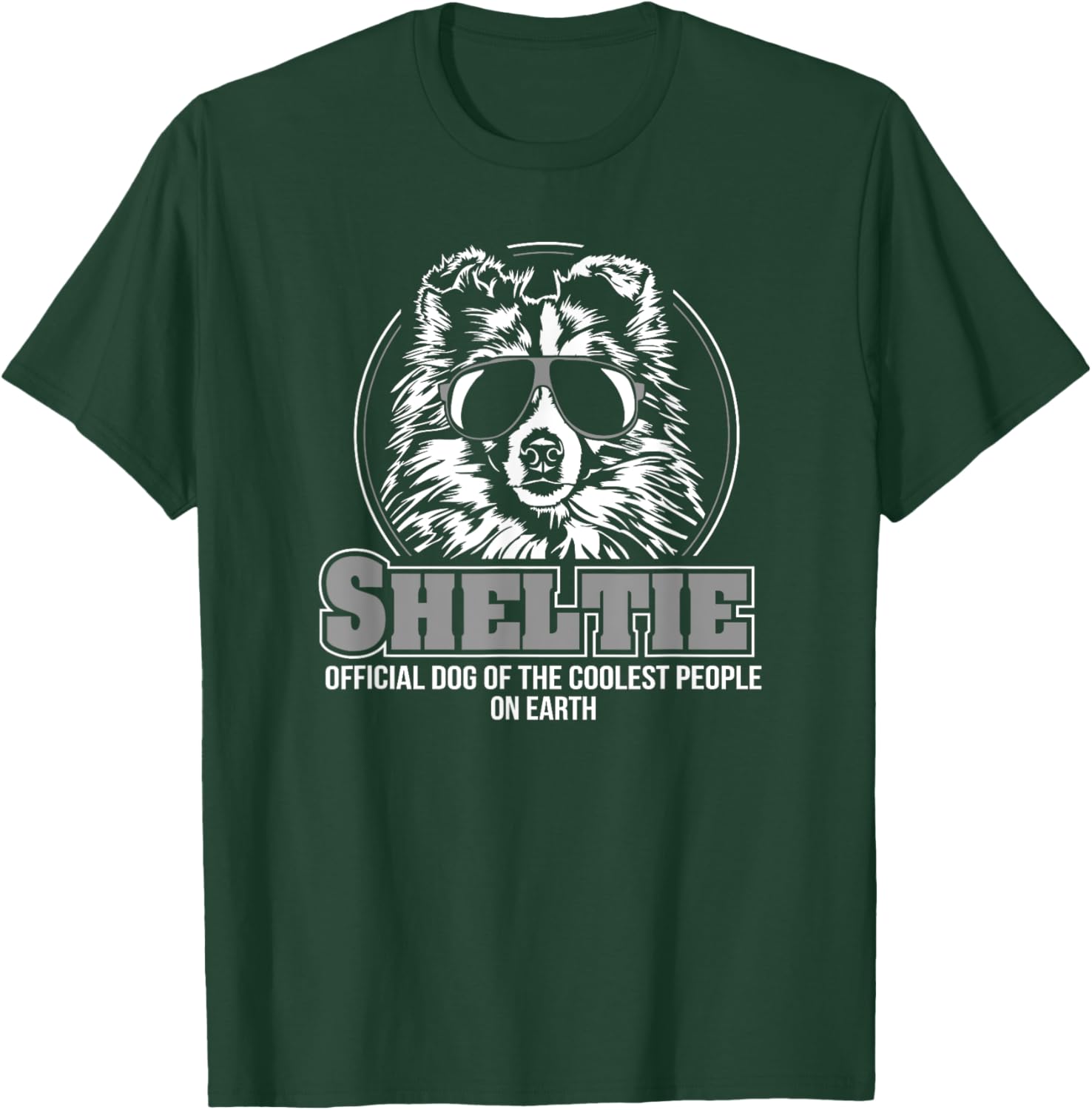 Lustiges, cooles Sheltie-Hunde-Geschenk Hund Rasse T-Shirt - T-Shirt | Forest