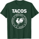 I Love Tacos Al Pastor Pescado Pollo Asada Taco Rooster T-Shirt - T-Shirt | Forest
