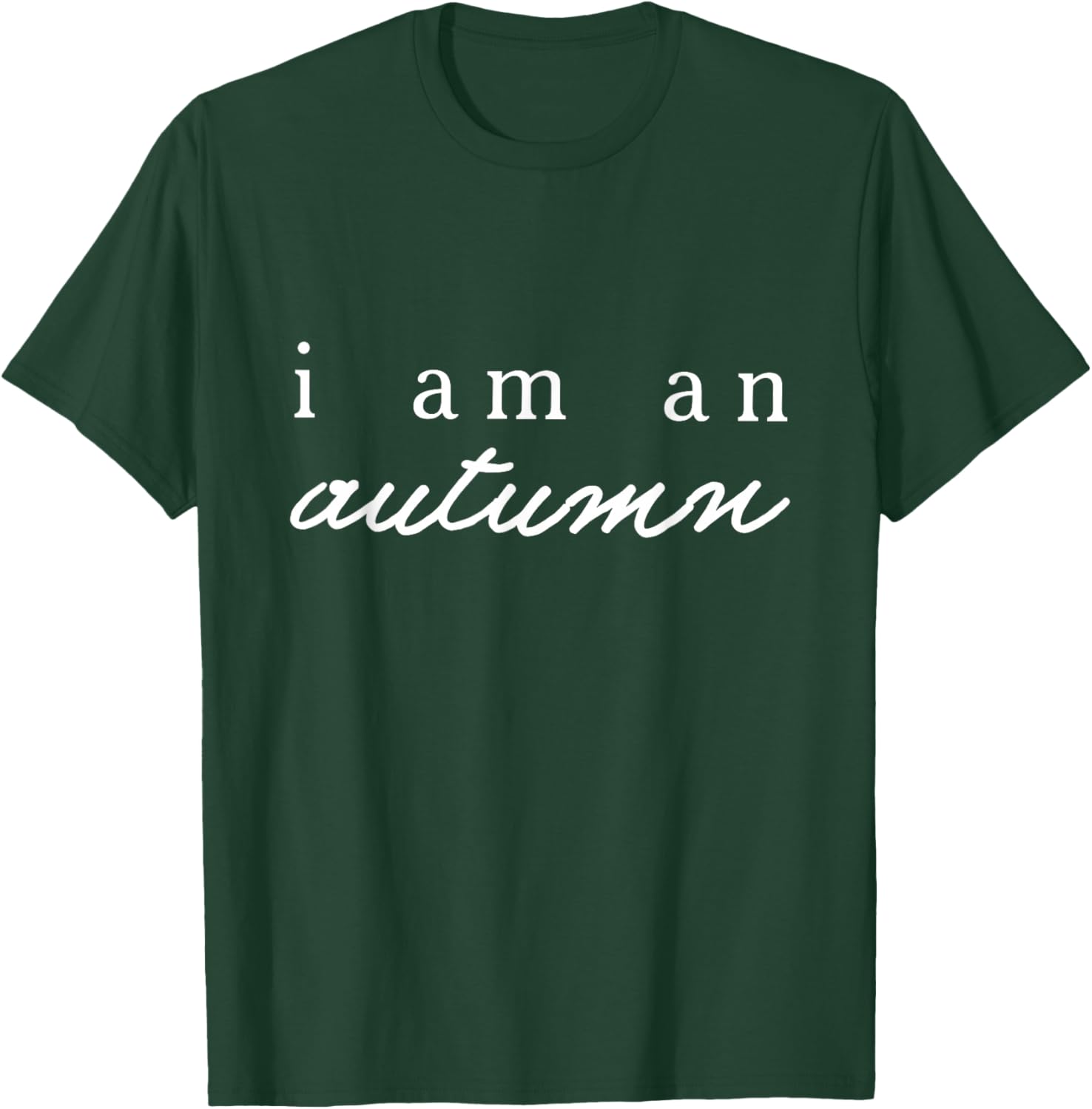 I am an Autumn Pumpkin Fall Autumn Thanksgiving Fall Leaves T-Shirt - T-Shirt | Forest