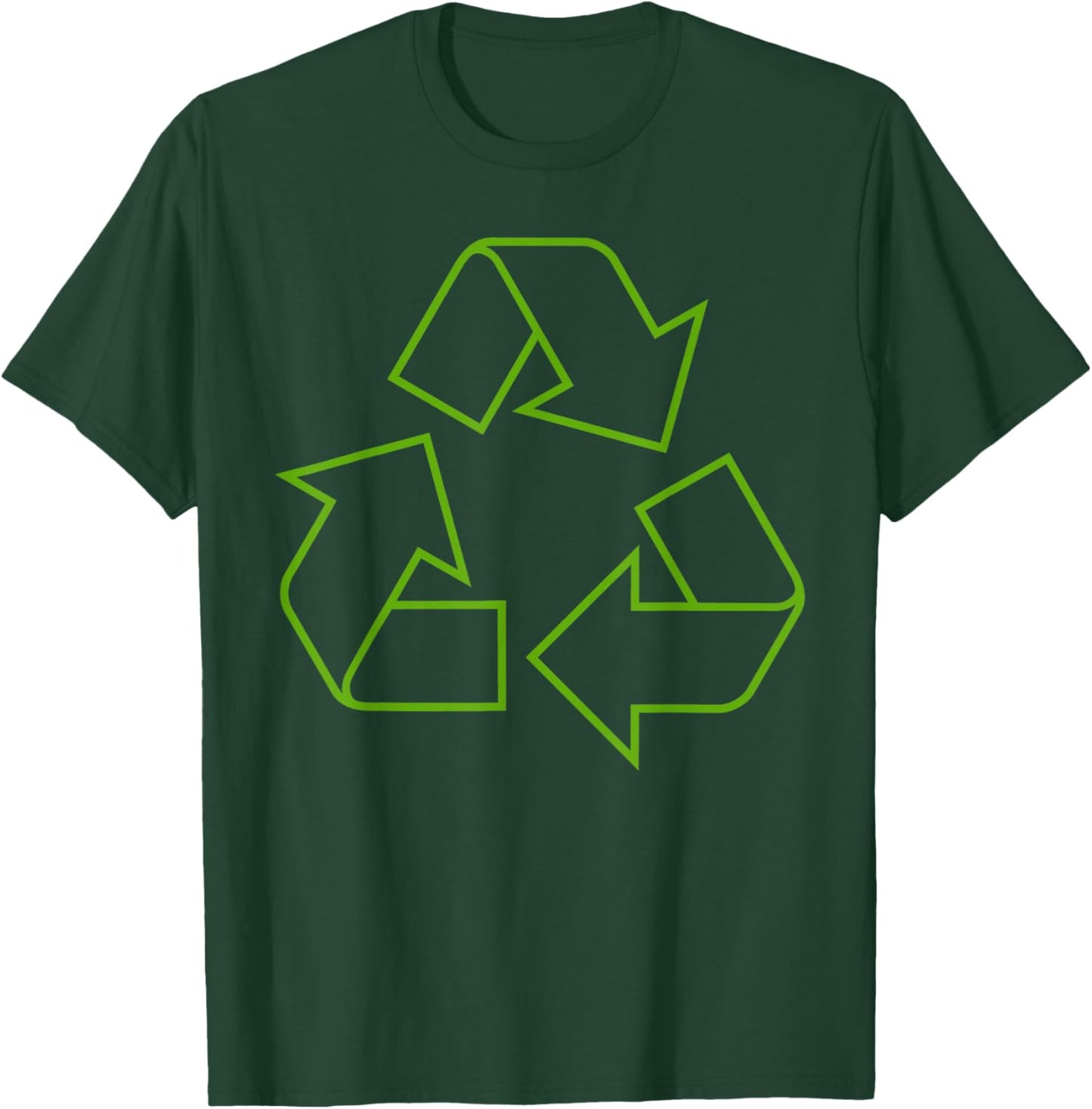 Recycling Logo Recycle Symbol Earth Day Green Men Kids Women T-Shirt - T-Shirt | Forest