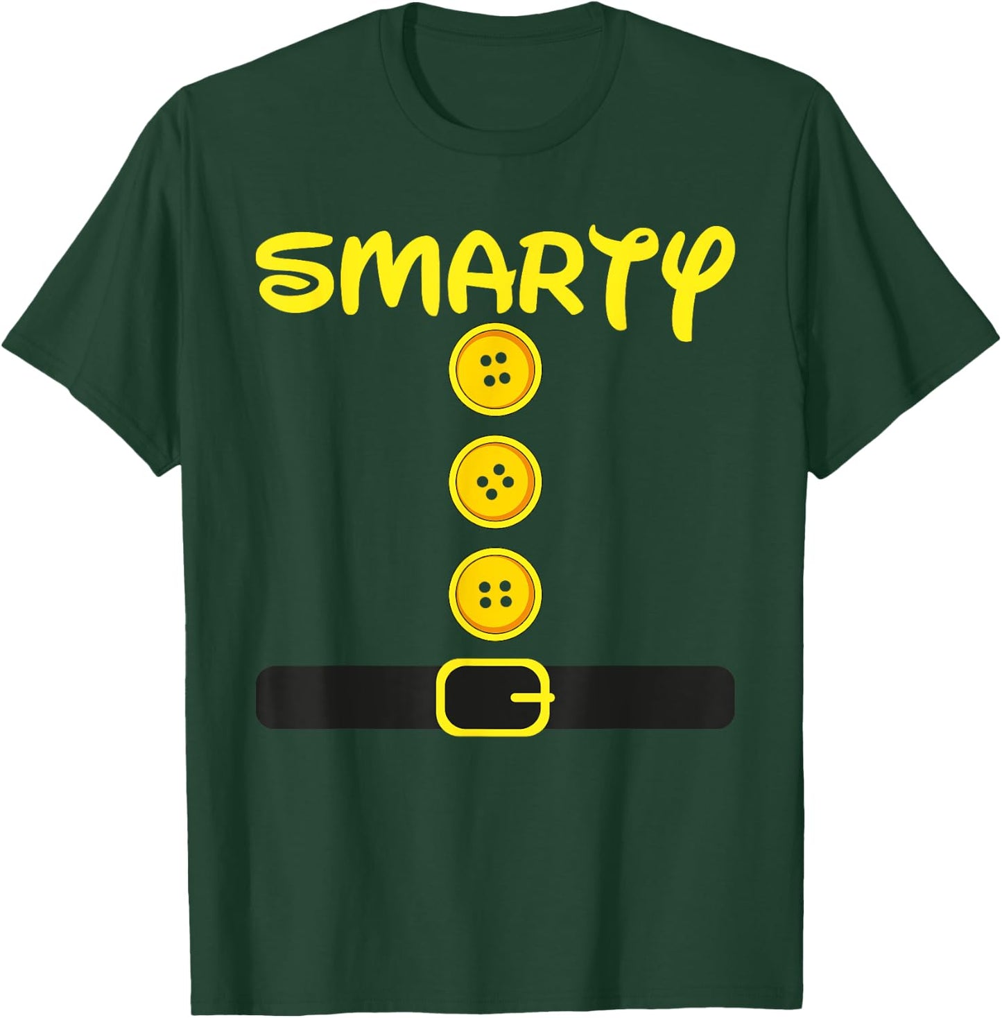 Smarty Dwarf Costume Color Family Matching Dwarf Halloween T-Shirt - T-Shirt | Forest