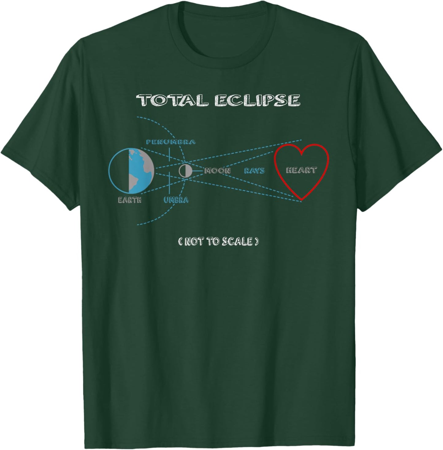 Total Eclipse Of The Heart Love Awesome Gift T-Shirt - T-Shirt | Forest