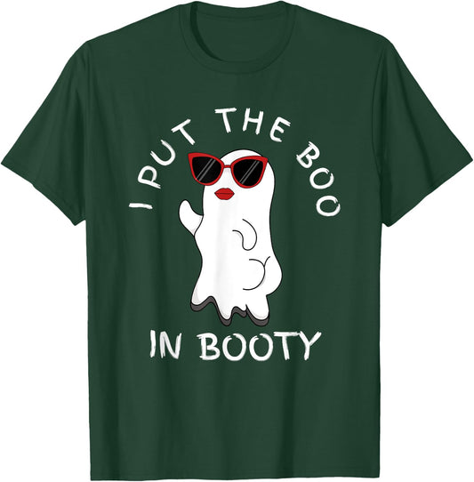Funny Women's I Put The Boo In Booty T-Shirt - T-Shirt | Forest