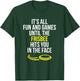 Frisbee Player Flying Disc Thrower Funny Ultimate Frisbee T-Shirt - T-Shirt | Forest