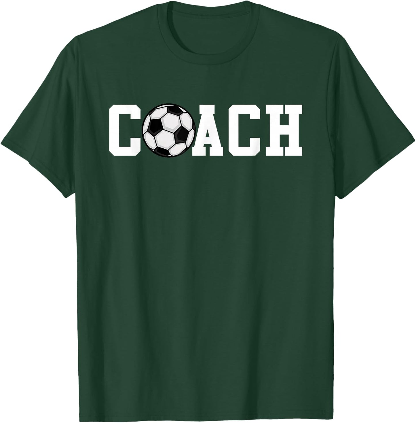 Soccer Coach Funny Football Trainer Baller Field Game Outfit T-Shirt - T-Shirt | Forest