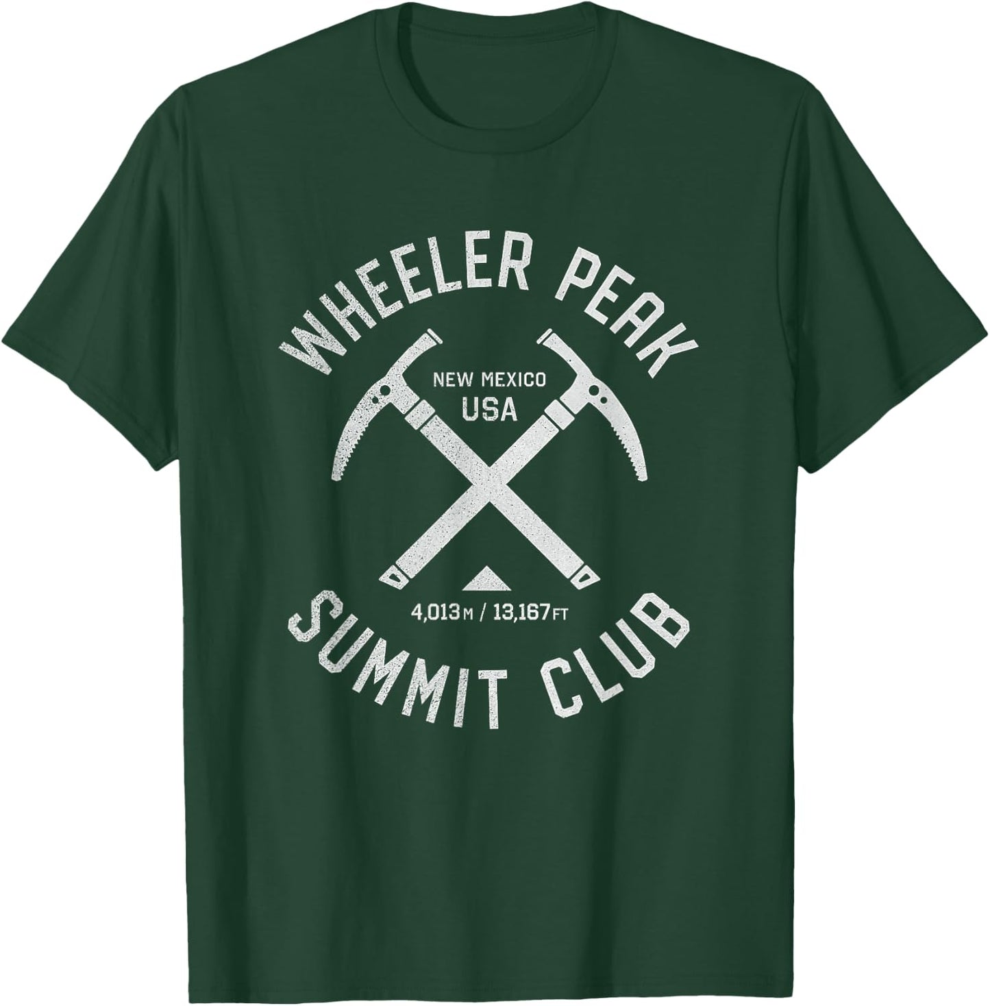 Wheeler Peak Summit Club | I climbed Wheeler Peak T-Shirt - T-Shirt | Forest