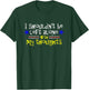 Left Alone with Thoughts Aged Women's Men's Funny T-Shirt - T-Shirt | Forest