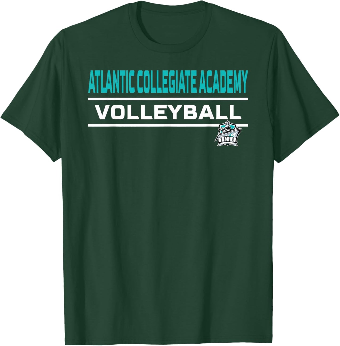Atlantic Collegiate Academy Armada Volleyball T-Shirt - T-Shirt | Forest