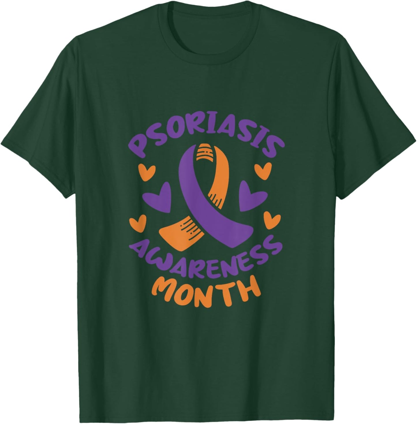 Psoriasis Awareness Month T-Shirt - T-Shirt | Forest